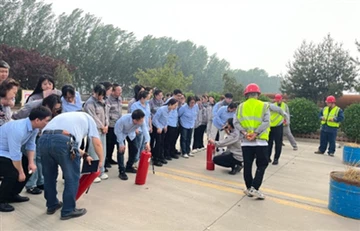 Pipelina Xingbang efectuează antrenamente și exerciții pentru siguranța la incendiu